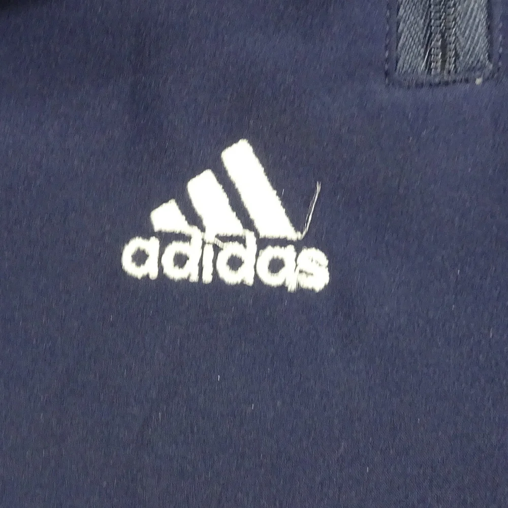 NCAA Notre Dame Adidas Full Zip Blue Jacket Medium
